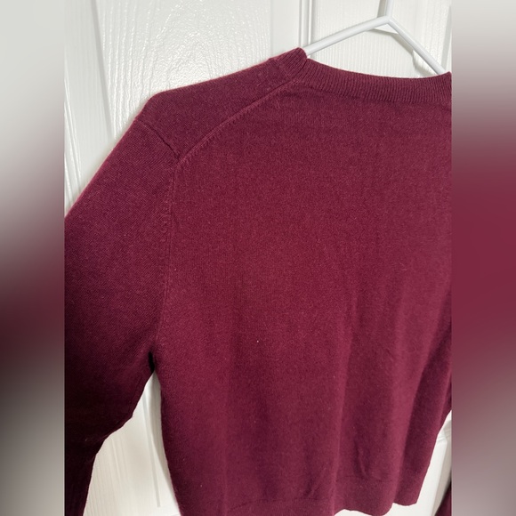 Aritzia Sunday Best | Abby Sweater in Biking Red with Skull | Size Large - Picture 4 of 11